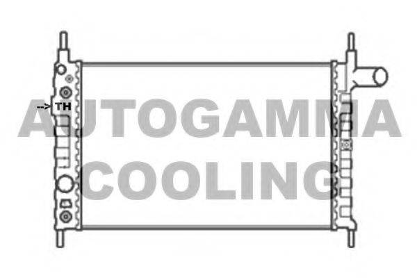 AUTOGAMMA 105527 Радіатор, охолодження двигуна