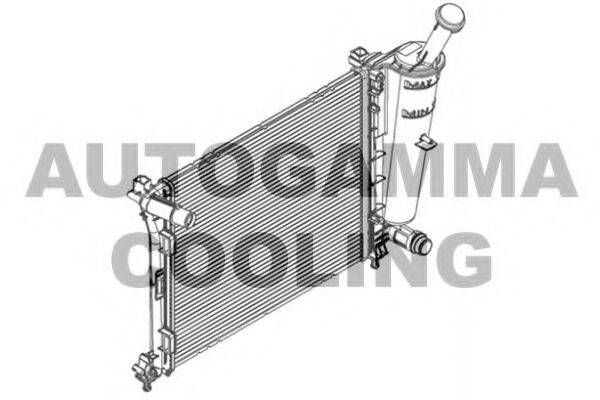 AUTOGAMMA 107088 Радіатор, охолодження двигуна