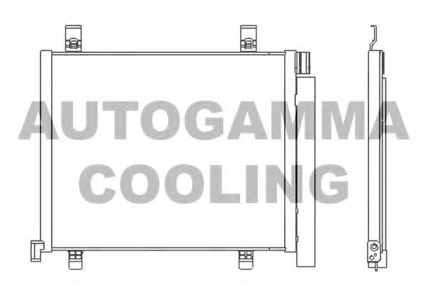 AUTOGAMMA 107108 Конденсатор, кондиціонер