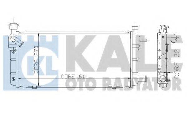 KALE OTO RADYATOR 137700 Радіатор, охолодження двигуна