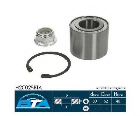BTA H2C025BTA Комплект підшипника маточини колеса