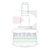 DITAS A21139 несучий / напрямний шарнір