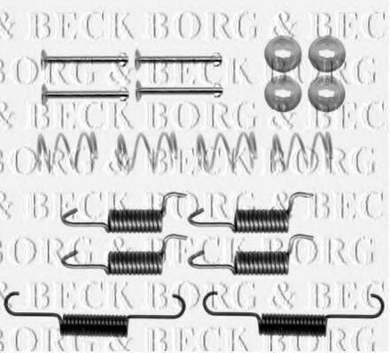 BORG & BECK BBK6236 Комплектуючі, колодки дискового гальма