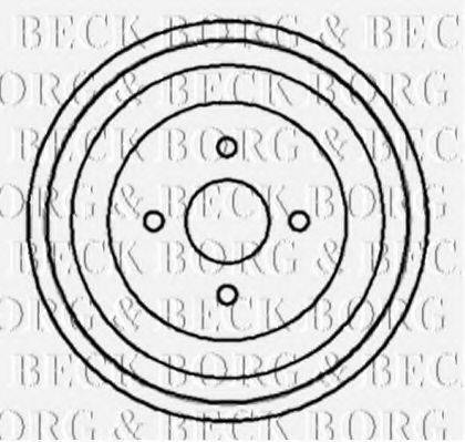 BORG & BECK BBR7004 Гальмівний барабан
