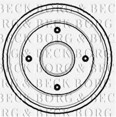 BORG & BECK BBR7099 Гальмівний барабан