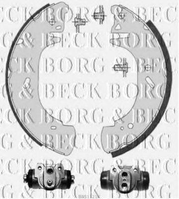 BORG & BECK BBS1121K Комплект гальмівних колодок