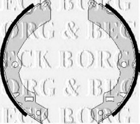 BORG & BECK BBS6046 Комплект гальмівних колодок