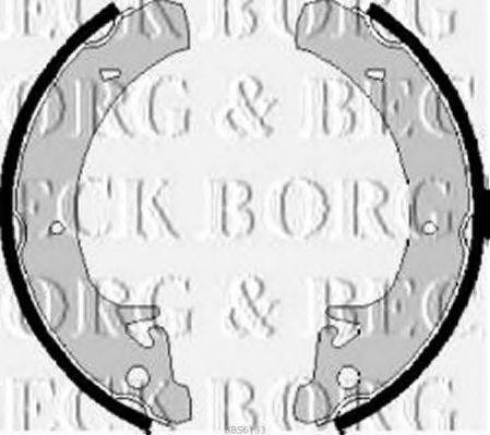BORG & BECK BBS6133 Комплект гальмівних колодок