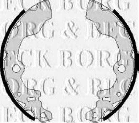 BORG & BECK BBS6232 Комплект гальмівних колодок