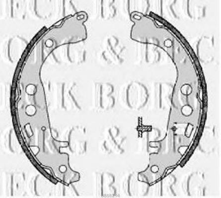 BORG & BECK BBS6294 Комплект гальмівних колодок