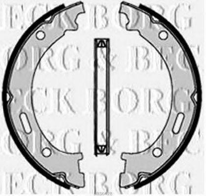BORG & BECK BBS6428 Комплект гальмівних колодок