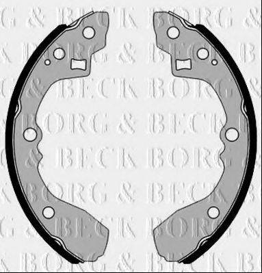 BORG & BECK BBS6470 Комплект гальмівних колодок