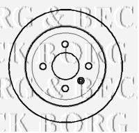 BORG & BECK BBD4187 гальмівний диск