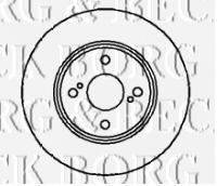 BORG & BECK BBD4207 гальмівний диск