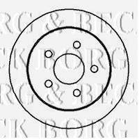 BORG & BECK BBD4211 гальмівний диск