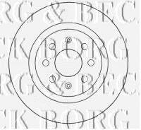 BORG & BECK BBD4577 гальмівний диск