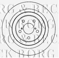 BORG & BECK BBD4581 гальмівний диск