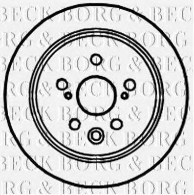 BORG & BECK BBD4714 гальмівний диск