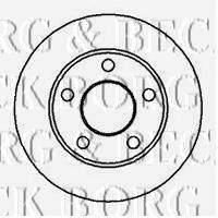 BORG & BECK BBD4949 гальмівний диск