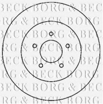 BORG & BECK BBD5146 гальмівний диск