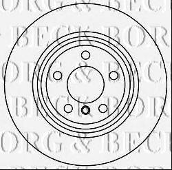 BORG & BECK BBD5260 гальмівний диск