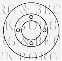 BORG & BECK BBD4144 гальмівний диск