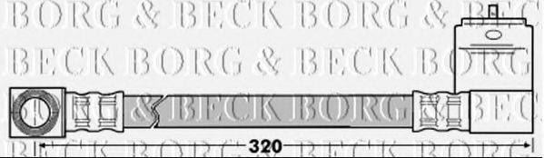 BORG & BECK BBH6933 Гальмівний шланг