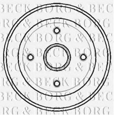 BORG & BECK BBR7124 Гальмівний барабан