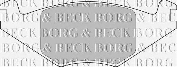 BORG & BECK BBP1415 Комплект гальмівних колодок, дискове гальмо
