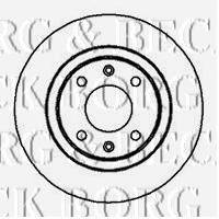 BORG & BECK BBD4006 гальмівний диск