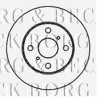 BORG & BECK BBD4173 гальмівний диск
