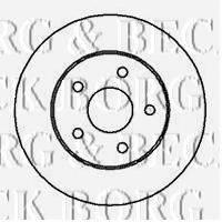 BORG & BECK BBD4247 гальмівний диск