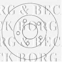 BORG & BECK BBD4430 гальмівний диск