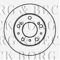 BORG & BECK BBD4616 гальмівний диск