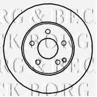 BORG & BECK BBD4629 гальмівний диск
