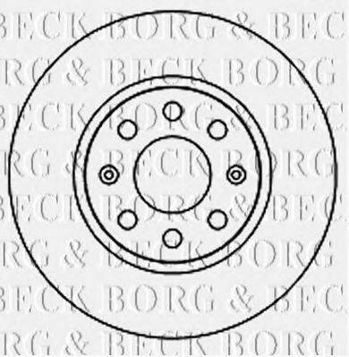 BORG & BECK BBD4715 гальмівний диск