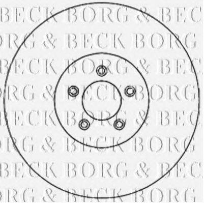 BORG & BECK BBD4731 гальмівний диск