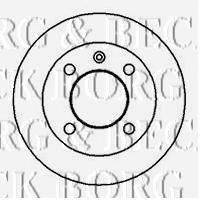 BORG & BECK BBD4749 гальмівний диск