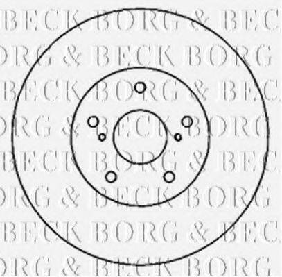 BORG & BECK BBD4805 гальмівний диск