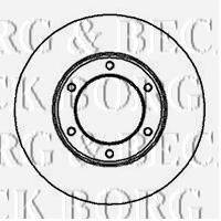 BORG & BECK BBD4916 гальмівний диск