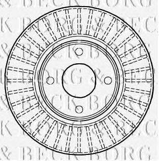 BORG & BECK BBD4985 гальмівний диск