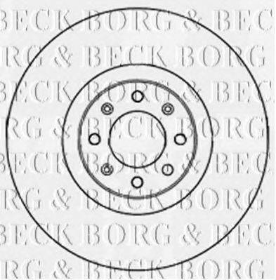 BORG & BECK BBD5186 гальмівний диск