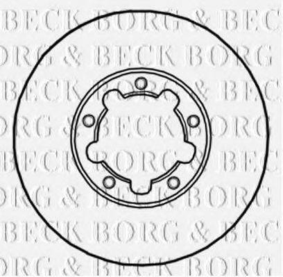 BORG & BECK BBD5232 гальмівний диск