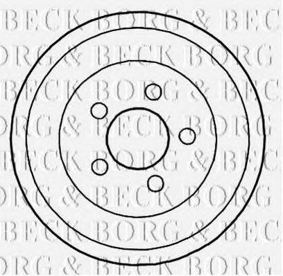 BORG & BECK BBR7191 Гальмівний барабан