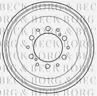 BORG & BECK BBR7232 Гальмівний барабан