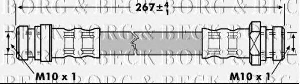 BORG & BECK BBH7002 Гальмівний шланг