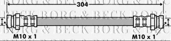BORG & BECK BBH7469 Гальмівний шланг