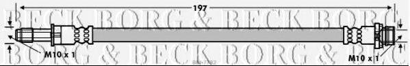 BORG & BECK BBH7782 Гальмівний шланг