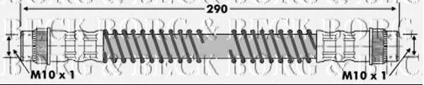 BORG & BECK BBH6689 Гальмівний шланг