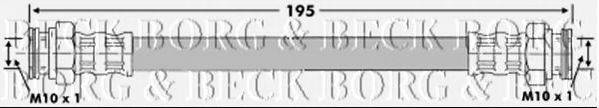 BORG & BECK BBH6701 Гальмівний шланг